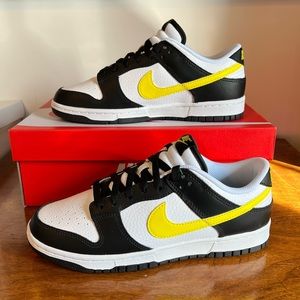 womens nike black and yellow shoes